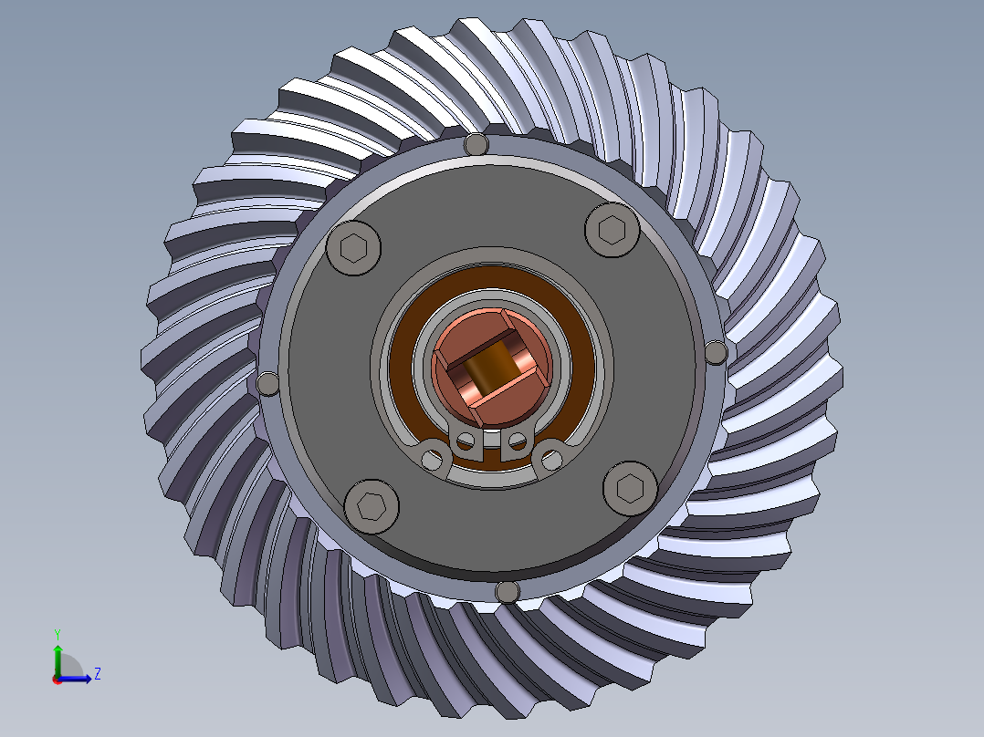差速器设计sw18可编辑左视图