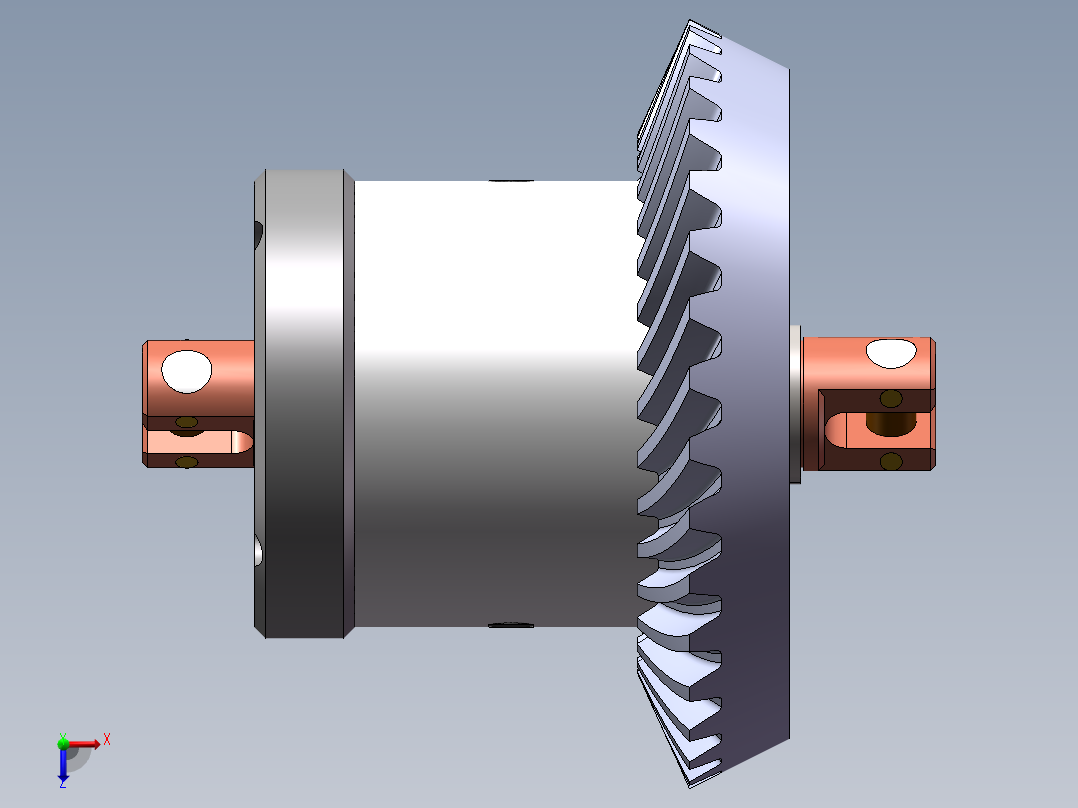 差速器设计sw18可编辑俯视图