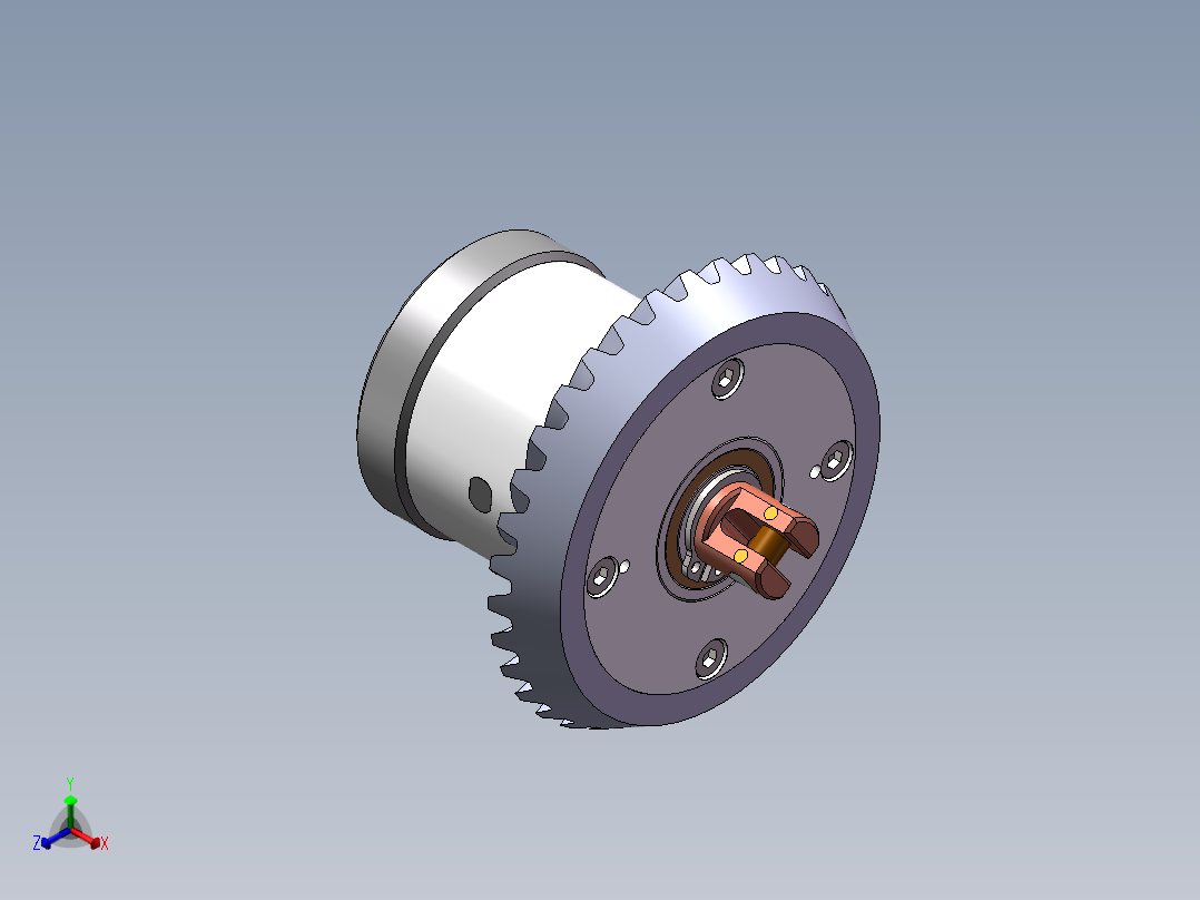 差速器设计sw18可编辑正等轴测图