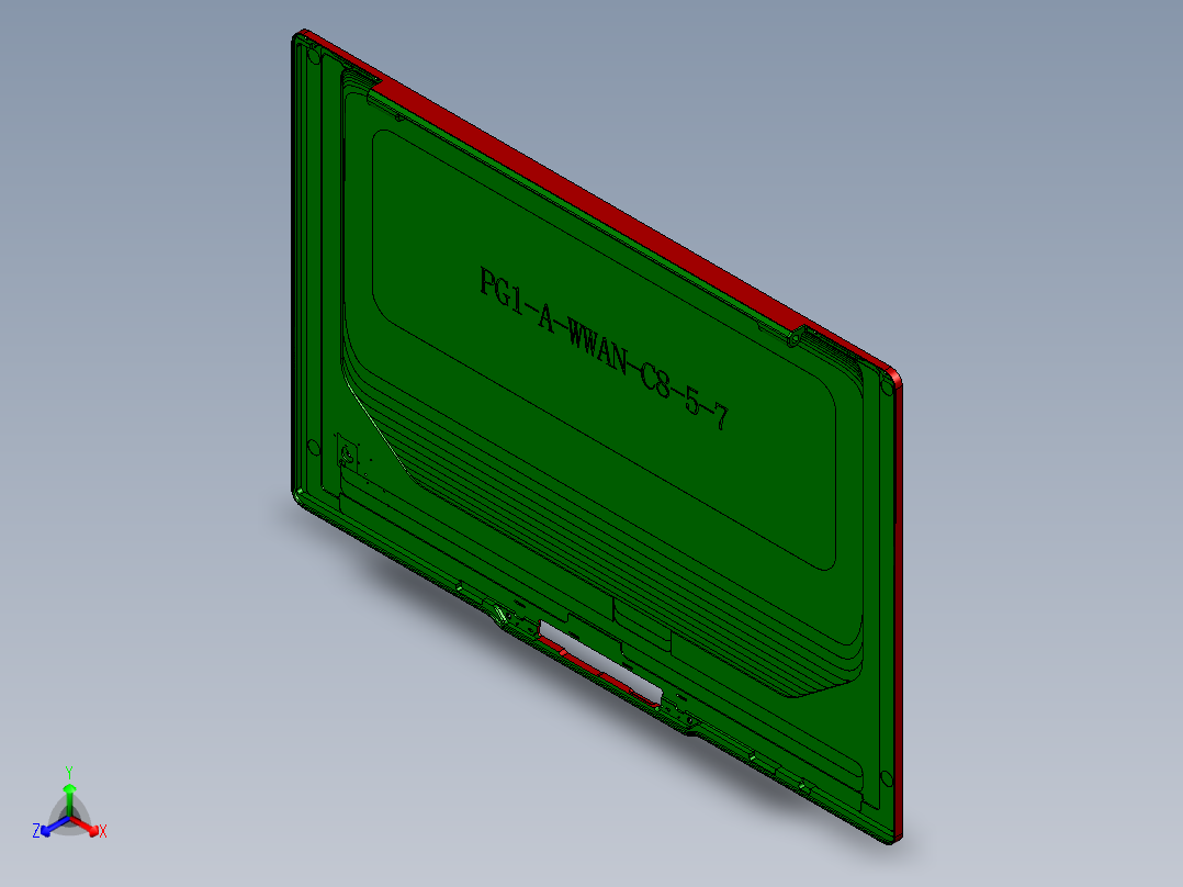 小尺寸电脑精铣外形程序模型