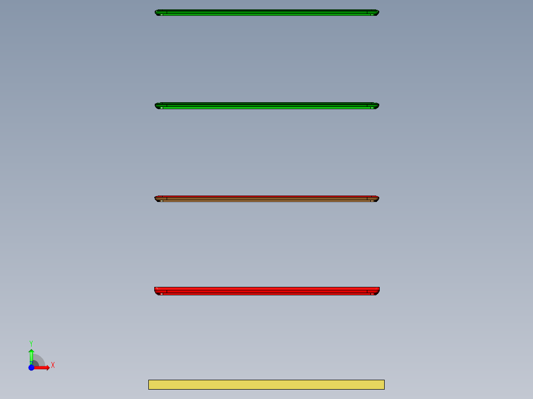 HP-C外观样品-工序图前视图