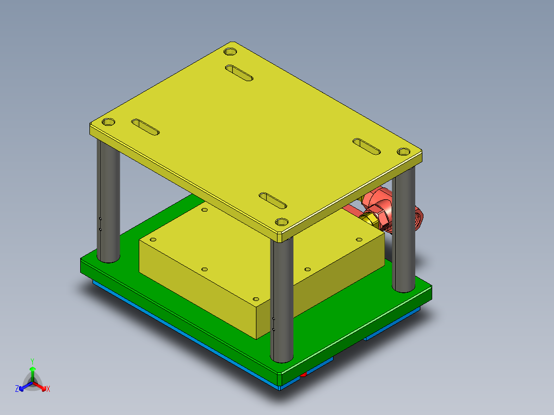 快换正等轴测图
