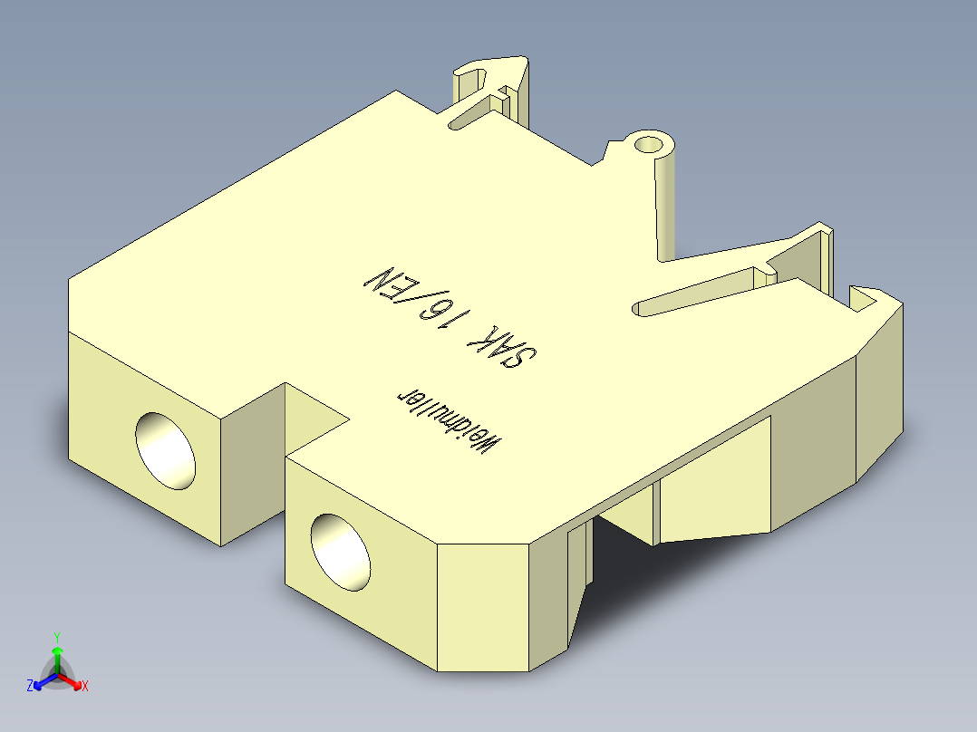 SAK 16N正等轴测图