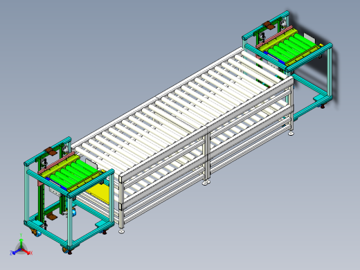 双层滚筒线设计