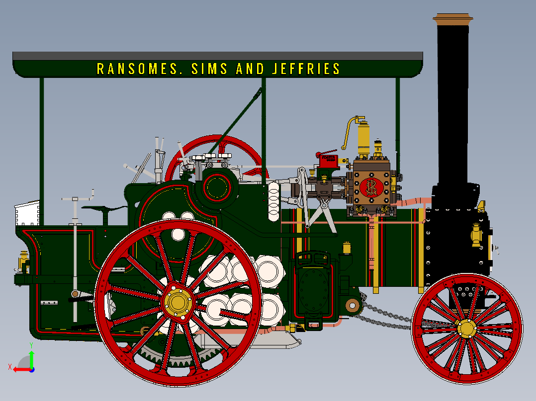 拖拉机、四轮车(2)后视图