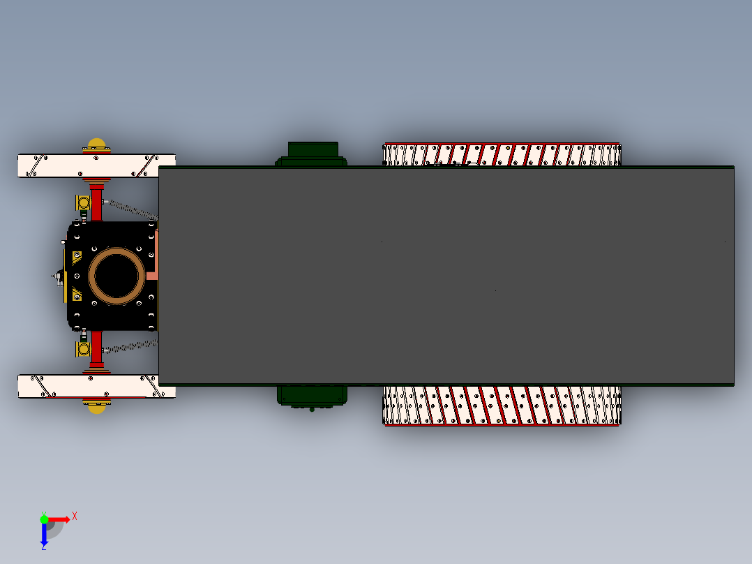 拖拉机、四轮车(2)俯视图