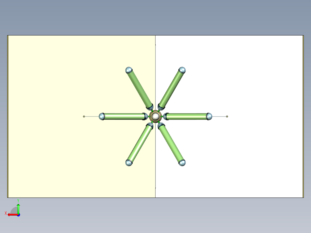 爆炸型吊灯后视图