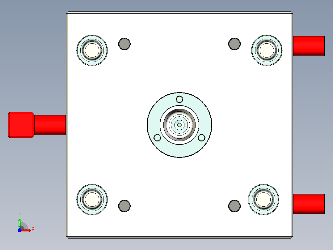 注塑模具、模具(15)前视图