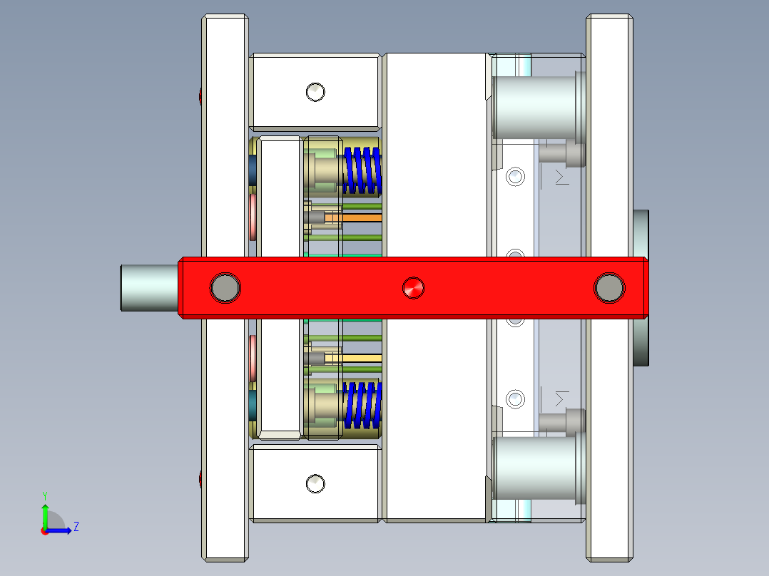 注塑模具、模具(15)左视图