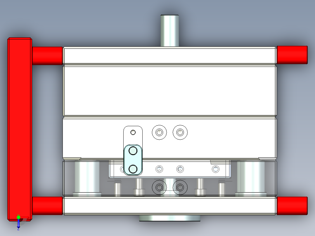 注塑模具、模具(15)俯视图