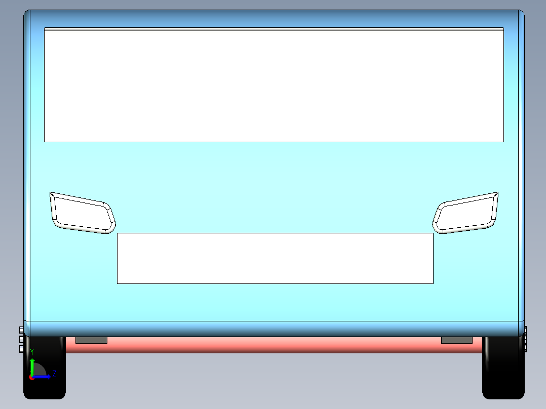 B3003563-移动钻地机左视图