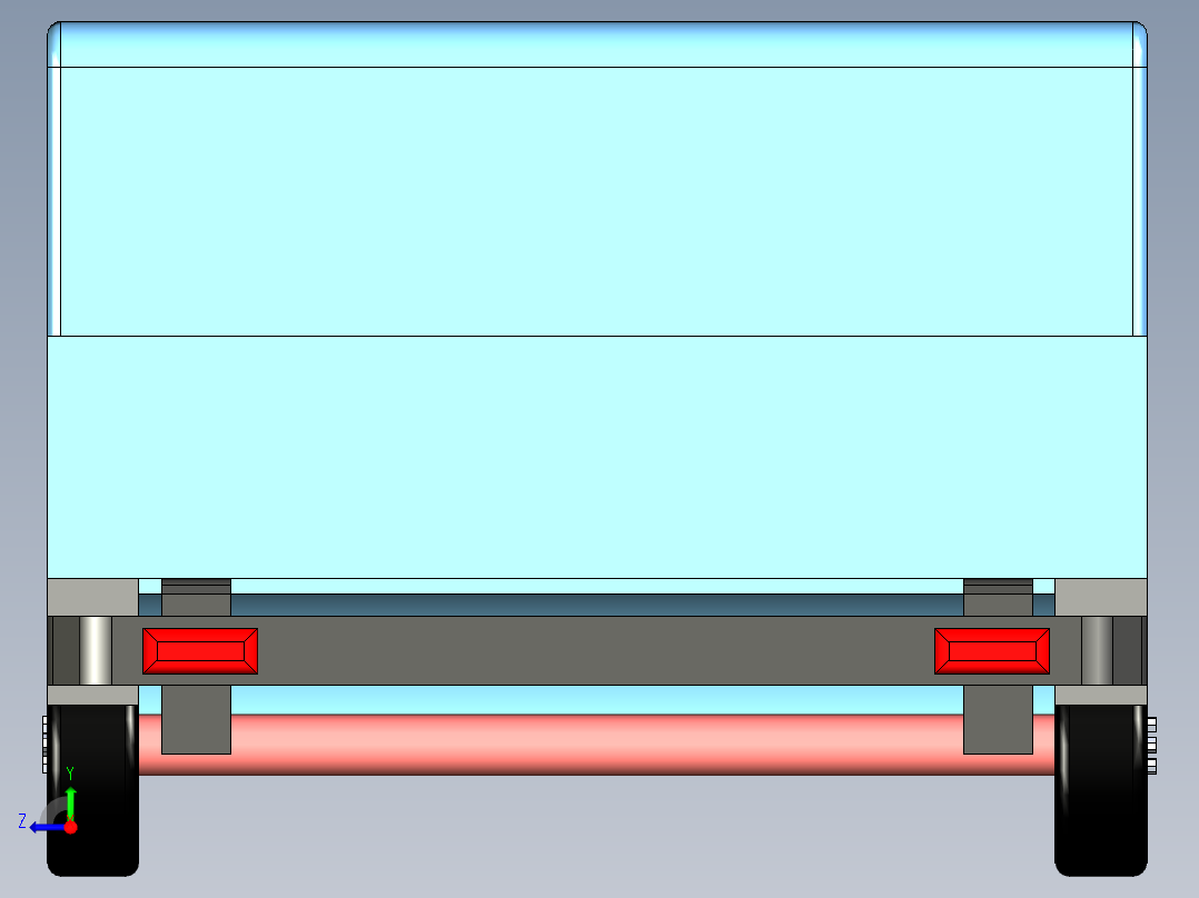 B3003563-移动钻地机右视图