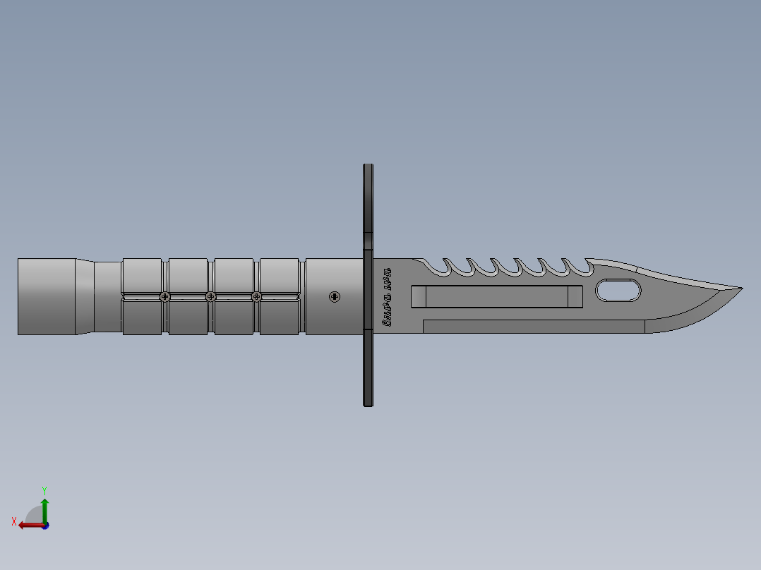 刺刀、刀(24)后视图