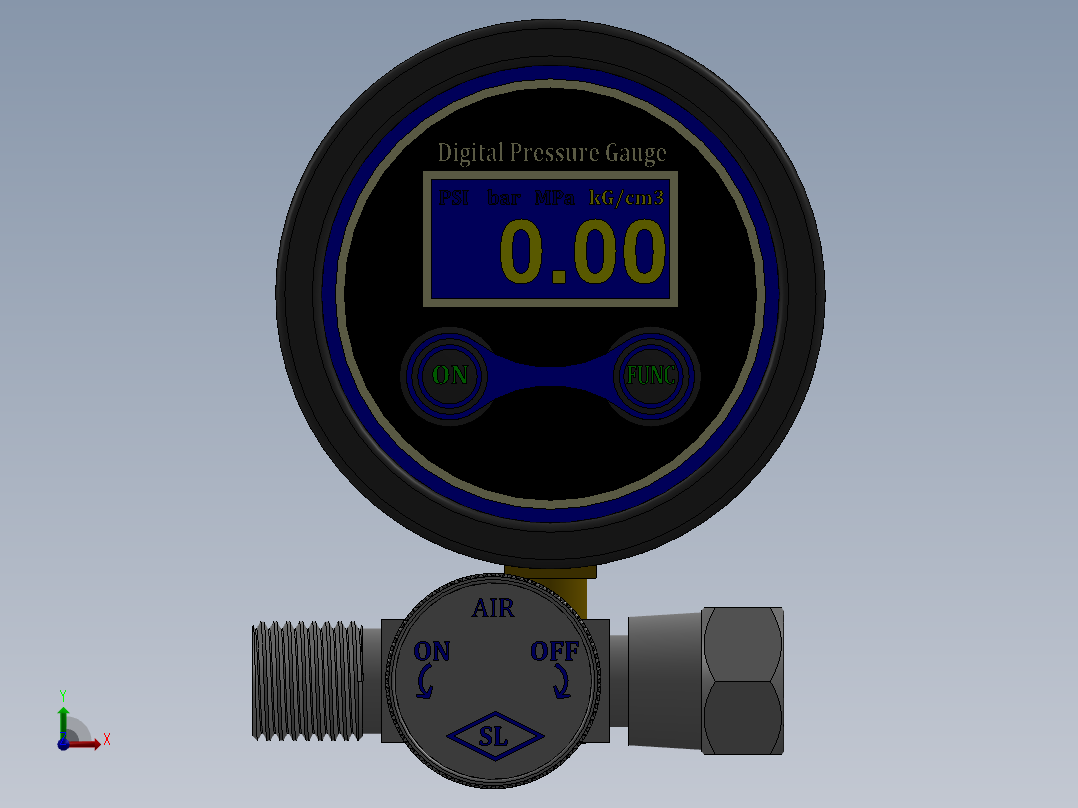 仪表、流量计(4)前视图
