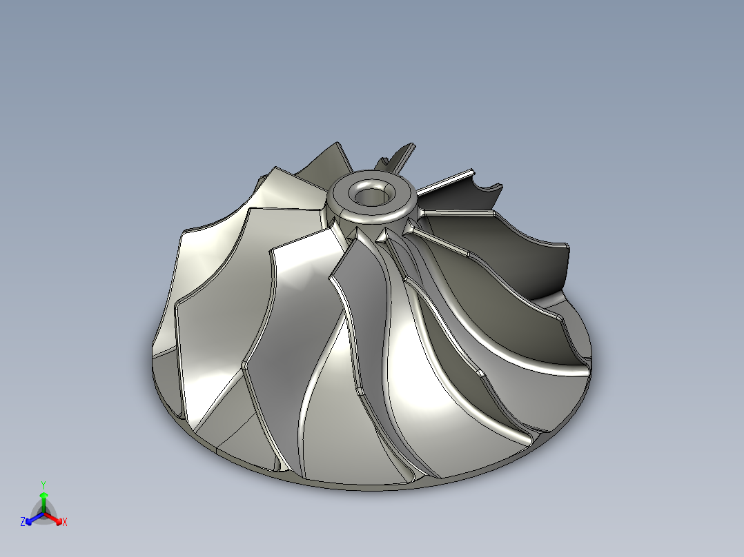 叶轮(39)正等轴测图