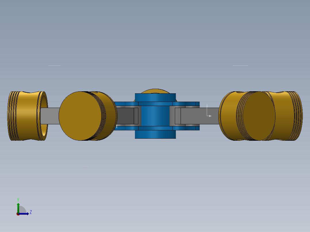 活塞总成左视图