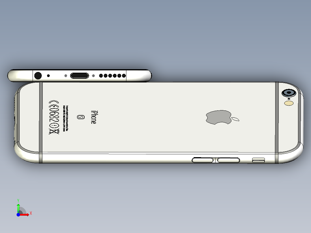 hone 6s太空灰15前视图