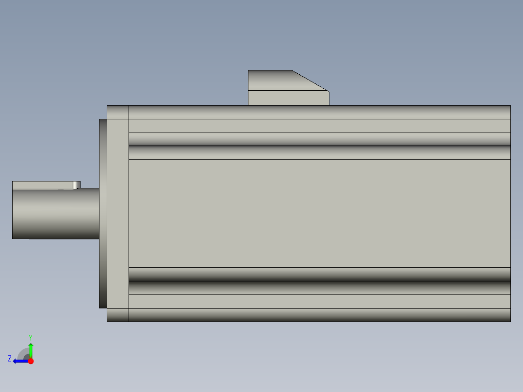 MSMF082L1V2M伺服电机右视图