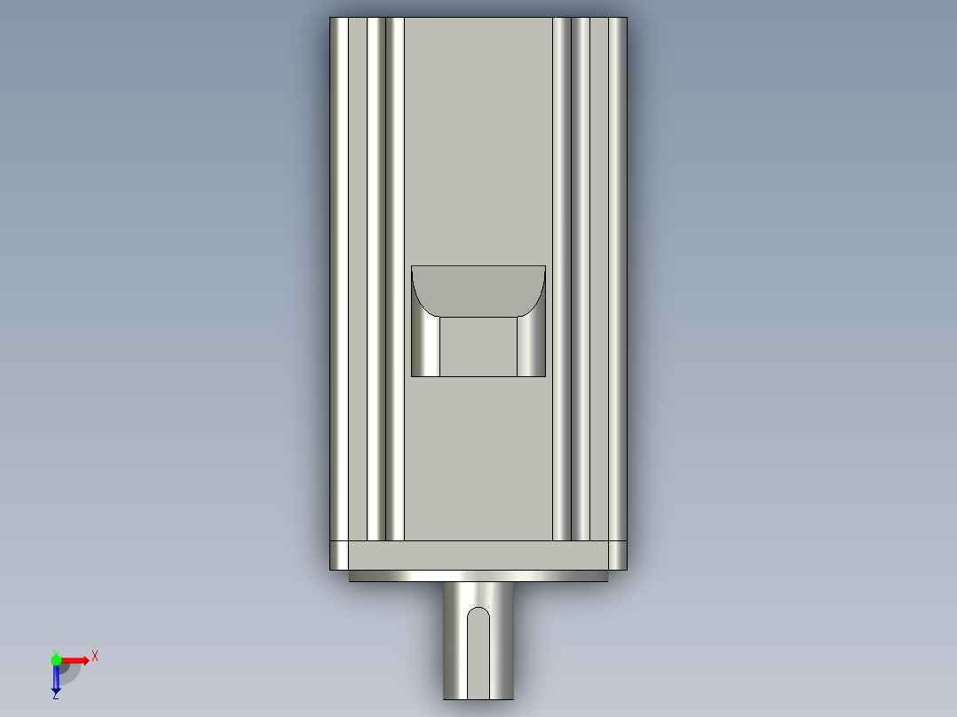 MSMF082L1V2M伺服电机俯视图