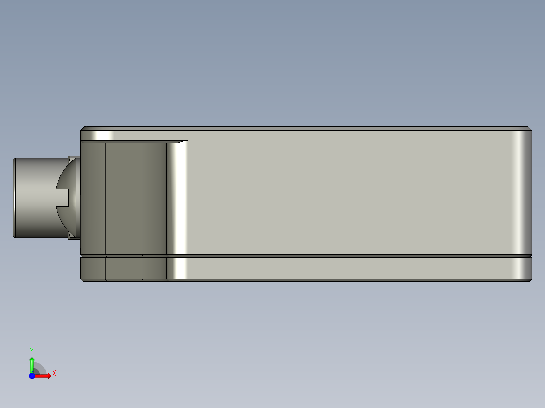 LG-MGS-HL18R01磁导航传感器前视图