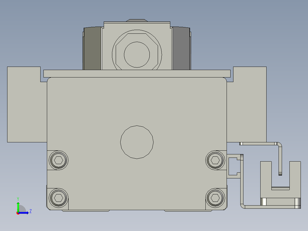 上银模组KK60-300组件-2022080101-0805左视图