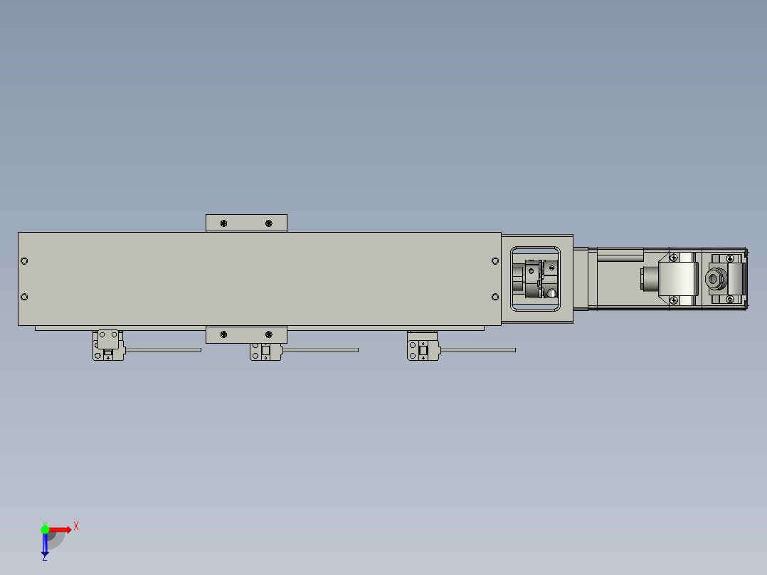 上银模组KK60-300组件-2022080101-0805俯视图
