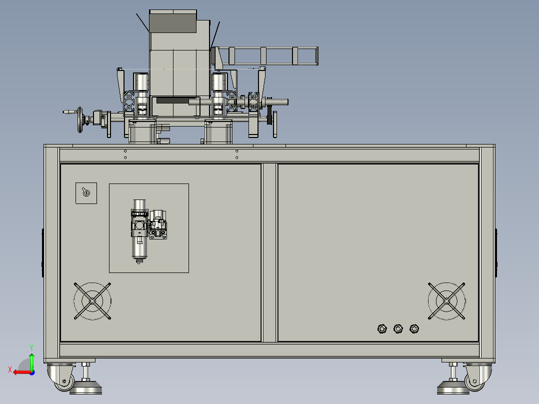 YLU055-001-机架移动模组后视图