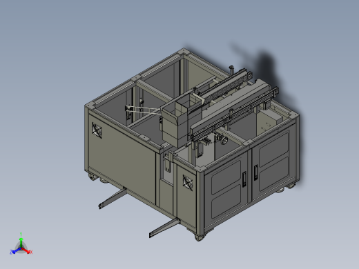 YLU055-001-机架移动模组正等轴测缩略图
