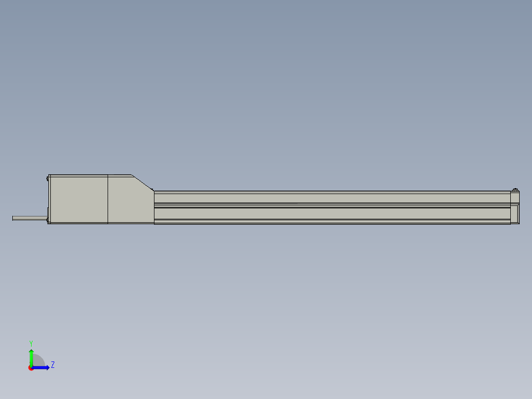 182101-S002_SMC_LEFS25A-300-R3AN1D_Electriccylinder左视图