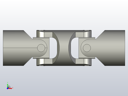 DIN 808-DG-B 带摩擦轴承的万向节[DIN_808-28-B14-96-DG]前视缩略图