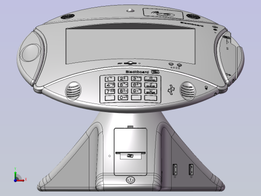 多功能型（POS）刷卡机设计模型--148388-30前视缩略图