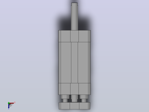 TACEDφ12紧凑型气缸[TACED12×40-SBG]俯视缩略图