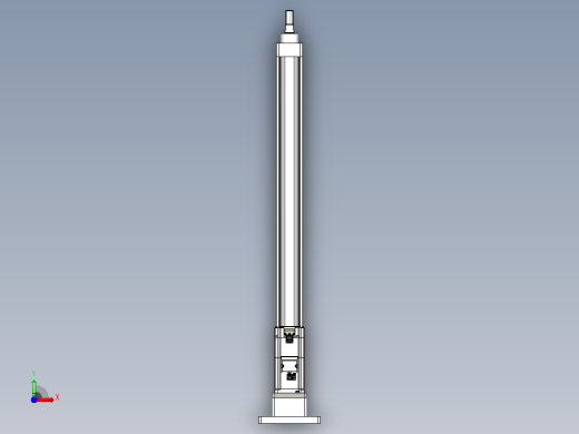 轻载电动缸TPA-ESR40-1210C-L550-MR-FB-W-P40-C3前视缩略图