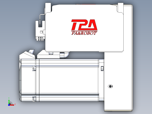 皮带直线轴半封闭可选导轨TPA-HNB-110D-90-L1700-LP-C-P40-N3前视缩略图