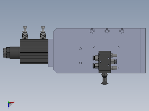 气控系统侧漏工装俯视缩略图