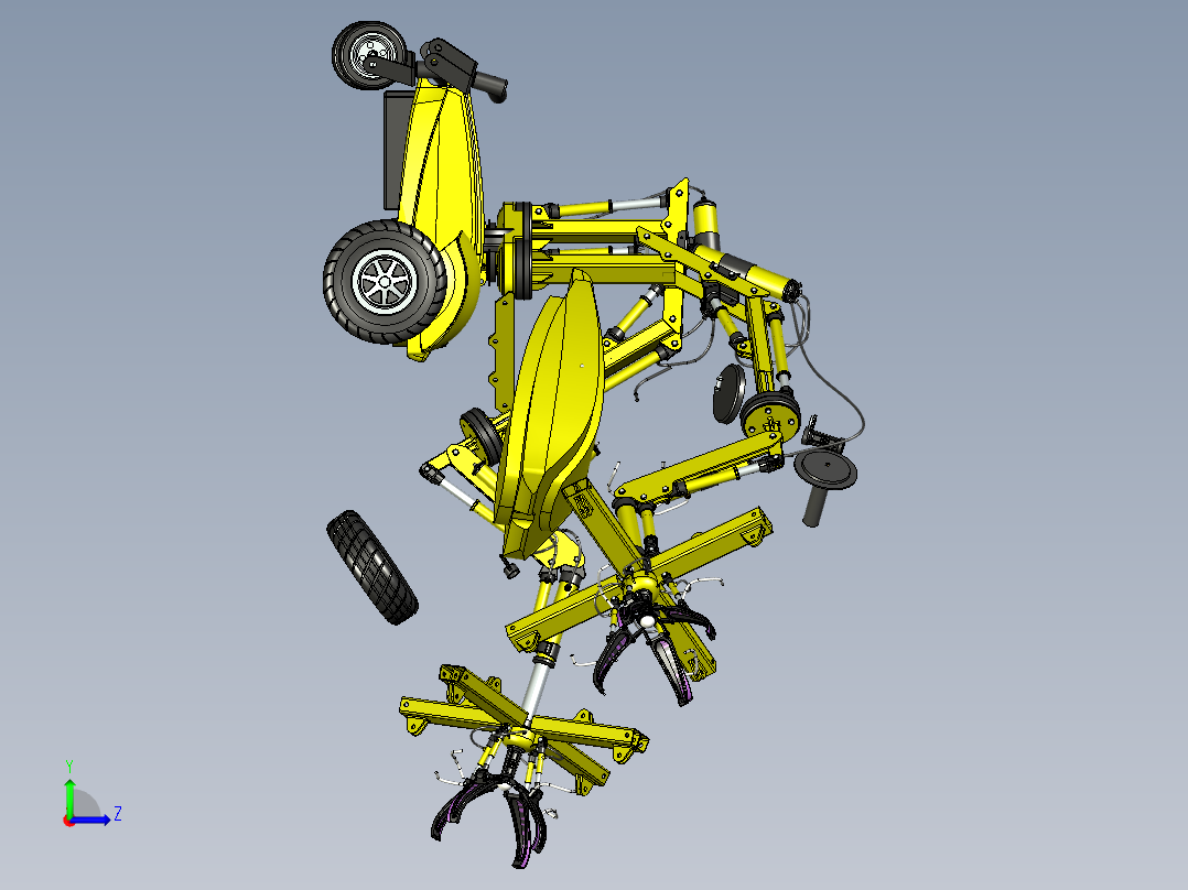 mechanical-arm SE STP STL左视图