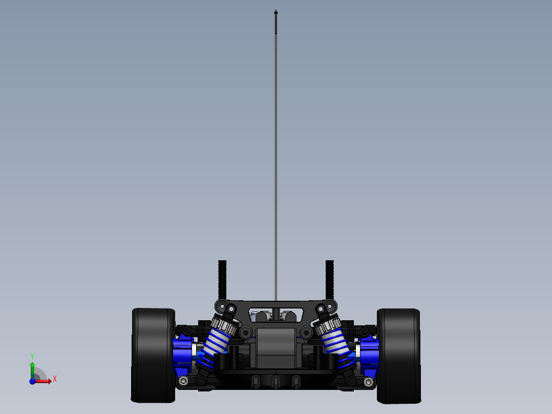 汽车起重机(全套CAD图纸)前视图