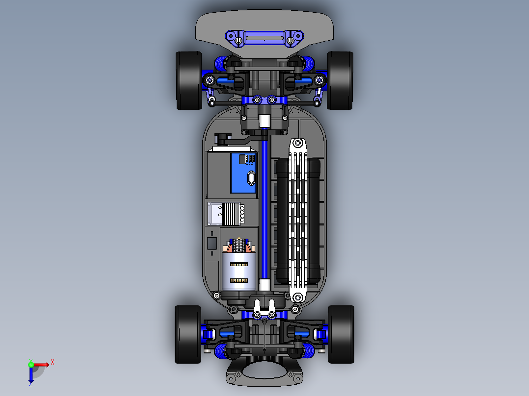 汽车起重机(全套CAD图纸)俯视图