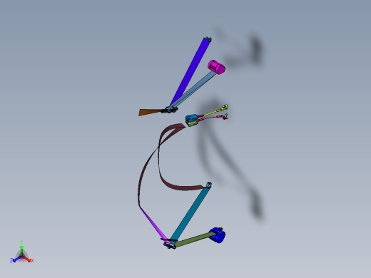 挖掘机建筑车辆点式安全带