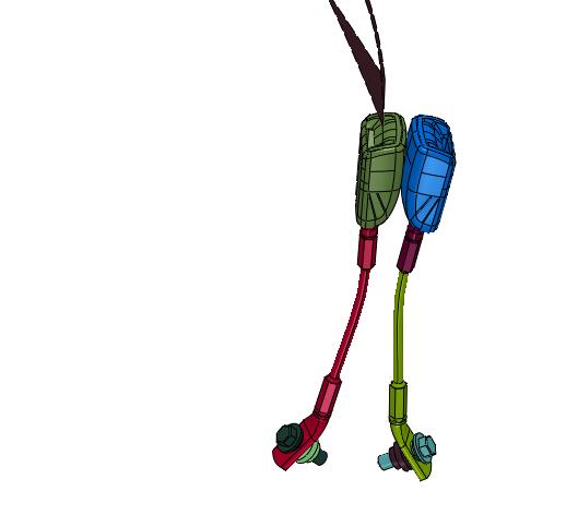 挖掘机建筑车辆点式安全带