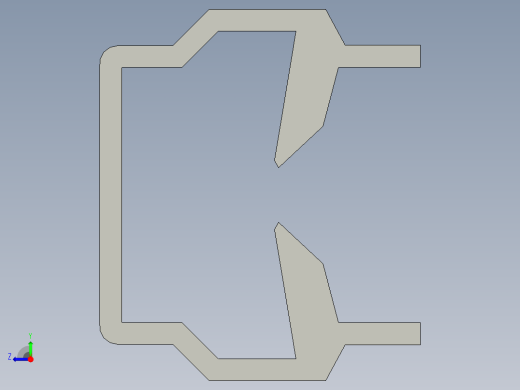 型材-BR 8 SLOT MOUNTING RIM PROFILE KJN518347.STEP右视缩略图