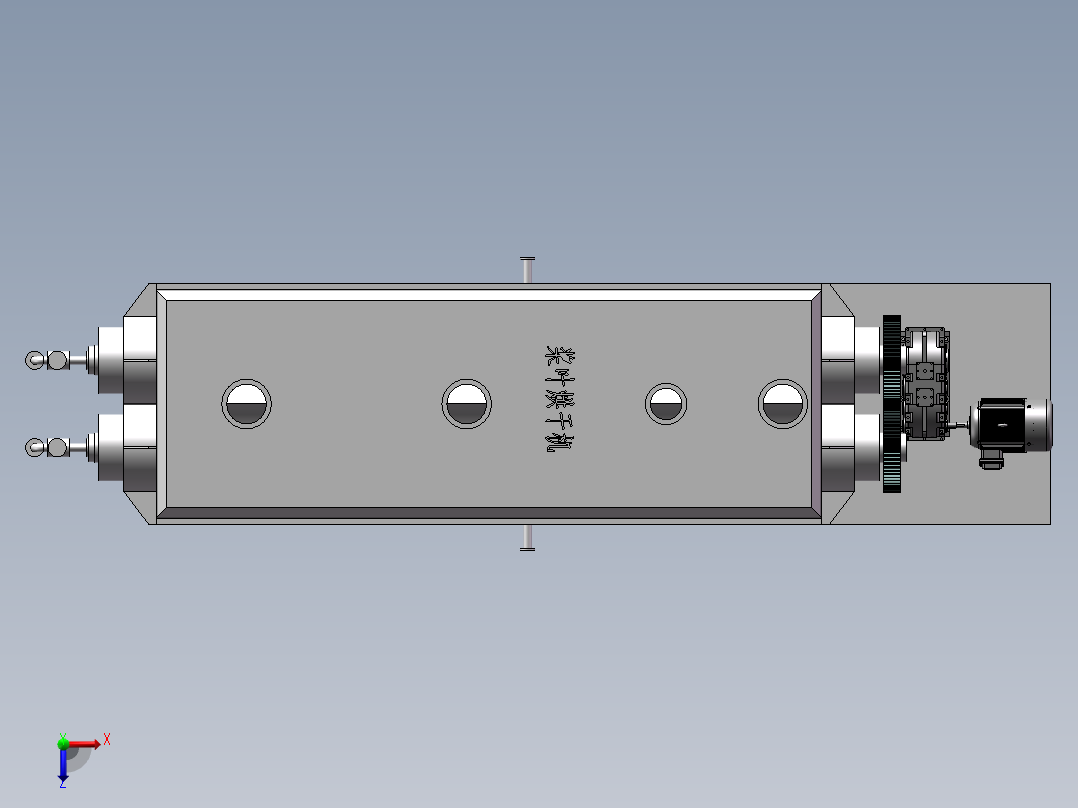 桨叶干燥机SW三维==506163==200俯视图