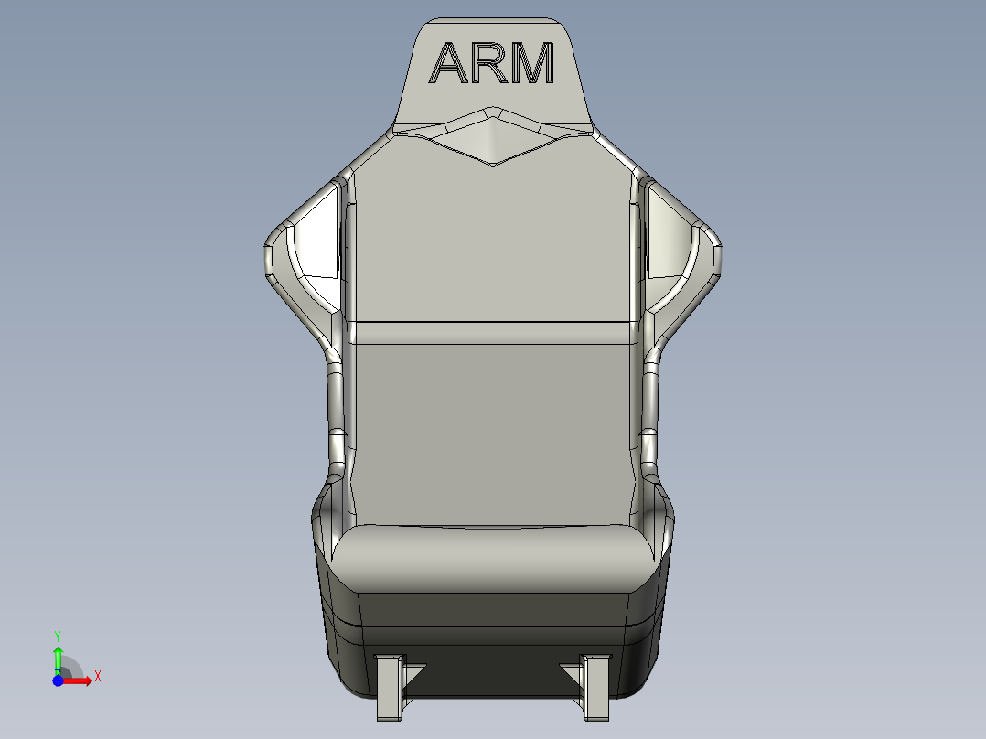 汽车座椅 (50)前视图
