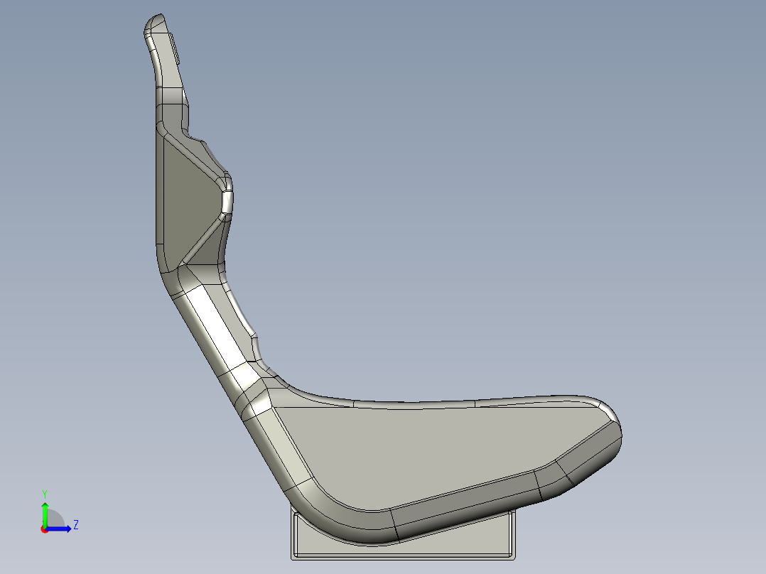 汽车座椅 (50)左视图