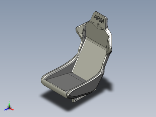 汽车座椅 (50)正等轴测缩略图