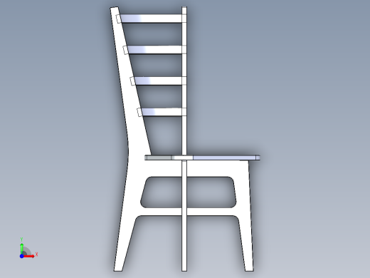 椅子前视缩略图