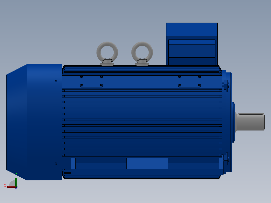 MD1C400-450低压大功率鼠笼式三相异步电动机[MD14505-6]左视图