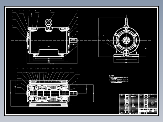 JS37-无轴承电机的结构设计参考设计[含全套图和文档]