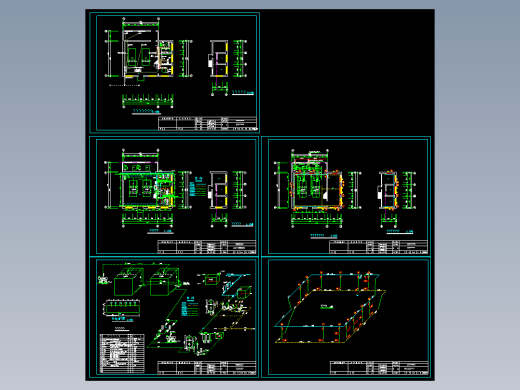 四吨锅炉房水暖图纸