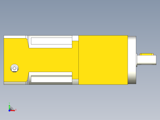 换向器PW90(垂直输出）PLX90-L2 19-70-90-M6.stp前视缩略图